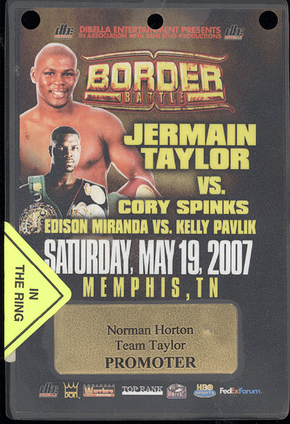 TAYLOR, JERMAIN-CORY SPINKS CREDENTIAL (2007)