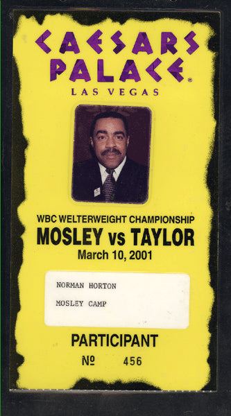 MOSLEY, SHANE-SHANNON TAYLOR CREDENTIAL (2001)