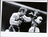 ALI, MUHAMMAD-GEORGE CHUVALO II LARGE FORMAT PHOTOGRAPH (1972)