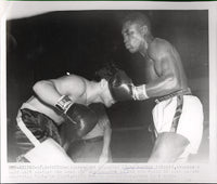 CARTER, JIMMY-TONY DEMARCO WIRE PHOTO (6TH ROUND-1955)