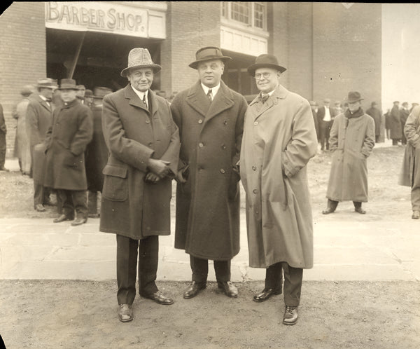 CURLEY, JACK ANTIQUE PHOTO (POSING WITH OTTO FLOTO & SANDY GRISWOLD)