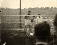 DEMPSEY, JACK-GEORGES CARPENTIER WIRE PHOTO (1921-4TH ROUND)