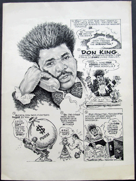 KING, DON CARTOON ART (1984-BY CHARLIE MCGILL)