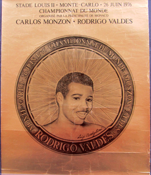 MONZON, CARLOS-RODRIGO VALDEZ ON SITE POSTER (1976)