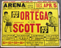 ORTEGA, GASPAR-CHARLEY SCOTT ON SITE POSTER (1960)