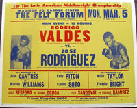 VALDEZ, RODRIGO-JOSE RODRIGUEZ ON SITE POSTER (1973)