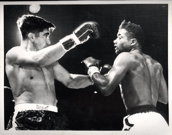 PATTERSON, FLOYD-ROY HARRIS WIRE PHOTO (1958-1ST ROUND)