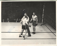 MCLARNIN, JIMMY-BENNY LEONARD WIRE PHOTO (1932-END OF FIGHT)