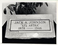 JOHNSON, JACK WIRE PHOTO (GRAVE MARKER)