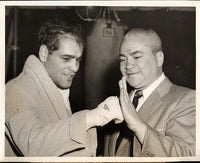 OLSON, CARL "BOBO" & BARNEY ROSS WIRE PHOTO