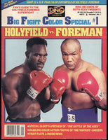 HOLYFIELD, EVANDER-GEORGE FOREMAN FOLD OUT POSTER PROGRAM (