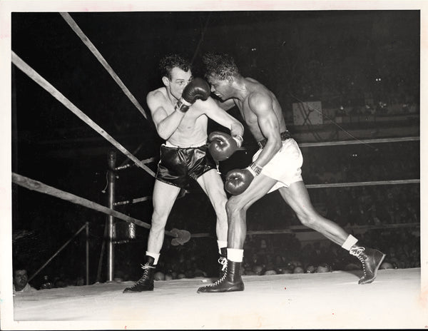 ROBINSON, SUGAR RAY-PAUL PENDER WIRE PHOTO (1960)