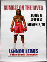 TYSON, MIKE-LENNOX LEWIS SOUVENIR POSTER (2002)