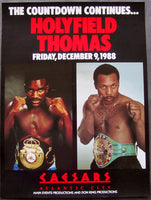 HOLYFIELD, EVANDER-PINKLON THOMAS ON SITE POSTER (1988)