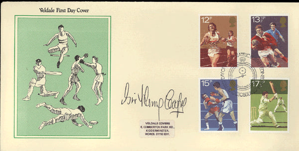 COOPER, SIR HENRY SIGNED FIRST DAY COVER (1980)