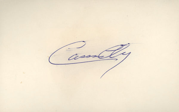CLAY, CASSIUS VINTAGE INK SIGNATURE