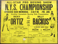 BACKUS, BILLY-RICKY ORTIZ ON SITE POSTER (1970)