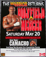 HOLYFIELD, EVANDER-RAY MERCER & HECTOR CAMACHO-HOMER GIBBINS ON SITE POSTER (1995)