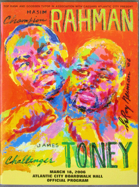 RAHMAN, HASIM-JAMES TONEY OFFICIAL PROGRAM (2006)