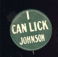 JOHNSON, JACK-JIM JEFFRIES SOUVENIR PIN (1910)