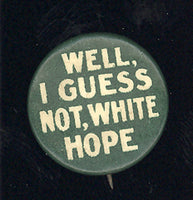 JOHNSON, JACK-JIM JEFFRIES SOUVENIR PIN (1910)