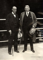 RICKARD, TEX & GEORGE GETZ WIRE PHOTO (1927-DEMPSEY-TUNNEY II FIGHT)
