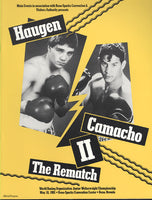 CAMACHO, HECTOR-GREG HAUGEN II OFFICIAL PROGRAM (1991)