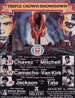 CHAVEZ, JULIO CESAR-FRANKIE MITCHELL OFFICIAL PROGRAM (1992)