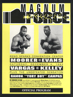 MOORER, MICHAEL-MIKE EVANS & KEVIN KELLY-GOYO VARGAS OFFICIAL PROGRAM (1993)