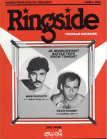 ROONEY, KEVIN-MIKE PICCIOTTI OFFICIAL PROGRAM (1985)