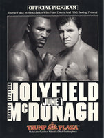 HOLYFIELD, EVANDER-SEAMUS MCDONAGH OFFICIAL PROGRAM (1990)