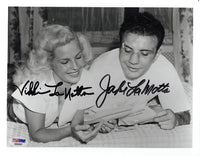 LAMOTTA, JAKE & VIKKI LAMOTTA SIGNED PHOTO (PSA/DNA AUTHENTICATED)