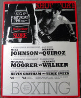 MOORER, MICHAEL-TERANCE WALKER ON SITE POSTER (1988)