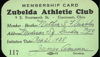 FLEISCHER, NAT ZUBELDA  ATHLETIC CLUB (1938)