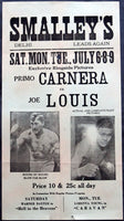 LOUIS, JOE-PRIMO CARNERA FIGHT FILM POSTER (1935)