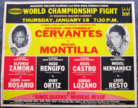 CERVANTES, ANTONIO-MIGUEL MONTILLA & ALFONSO ZAMORA-LUIS ROSARIO ON SITE POSTER (1979)