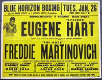 HART, EUGENE "CYCLONE"-FREDDIE MARTINOVICH ON SITE POSTER (1971)