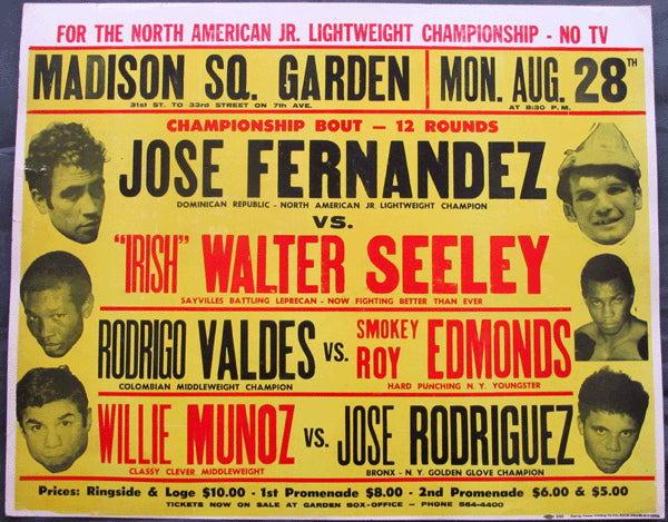 VALDES, RODRIGO-ROY EDMONDS ON SITE POSTER (1972)