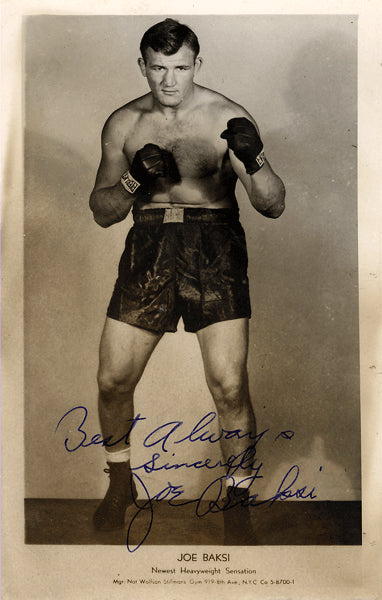 BAKSI, JOE SIGNED PHOTO – JO Sports Inc.