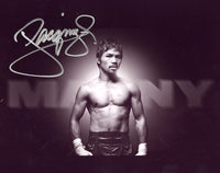 PACQUIAO, MANNY SIGNED PHOTO (FAMOUS POSE)