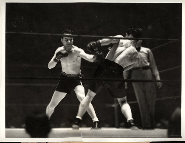 MCLARNIN, JIMMY-SAMMY FULLER WIRE PHOTO (1932-8TH ROUND)
