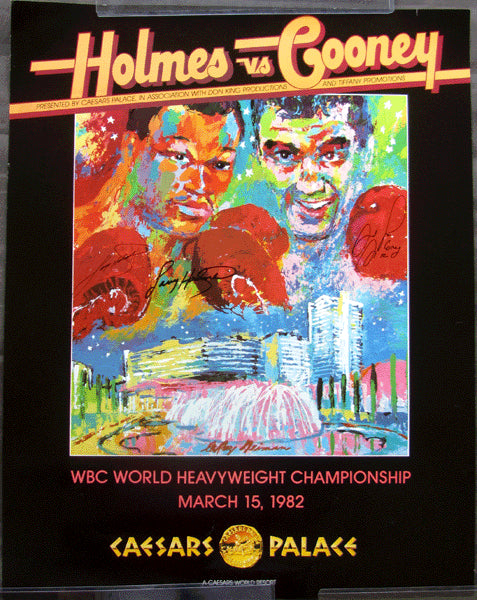 HOLMES, LARRY-GERRY COONEY SIGNED ON SITE POSTER (1982-SIGNED BY BOTH)