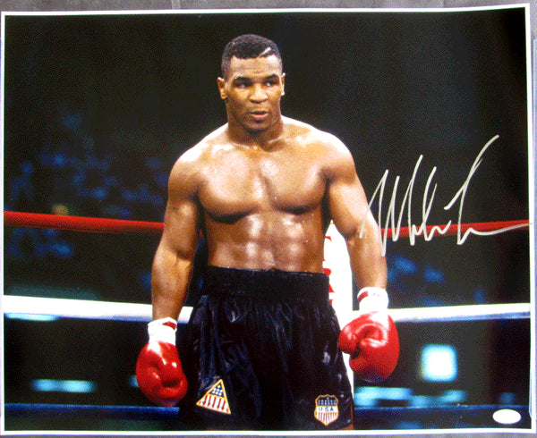 TYSON, MIKE SIGNED LARGE FORMAT PHOTO