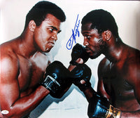 FRAZIER, JOE SIGNED LARGE FORMAT PHOTO (JSA AUTHENTICATED)