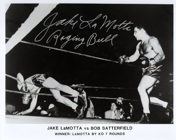 LAMOTTA, JAKE SIGNED PHOTO