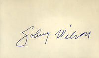 WILSON, JOHNNY INK SIGNATURE