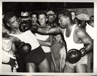 LEWIS, JOHN HENRY WIRE PHOTO (1938-PREPARING FOR GALENTO)