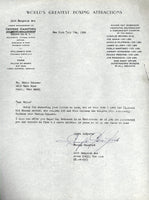 GAINFORD, GEORGE SIGNED LETTER (1966)