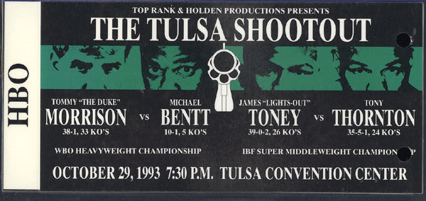 MORRISON, TOMMY-MICHAEL BENTT & JAMES TONEY-TONY THORNTON CREDENTIAL (1993)