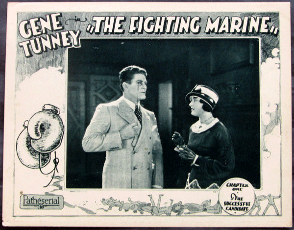 TUNNEY, GENE MOVIE LOBBY CARD (THE FIGHTING MARINE-1026)